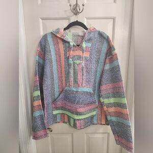 Vintage Molina Baja Hoodie Size Lg Colorful